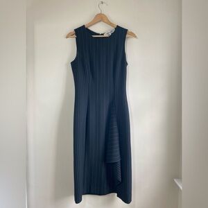 ● Vintage DVF Diane Von Furstenberg Pinstripe Sloane Dress ●